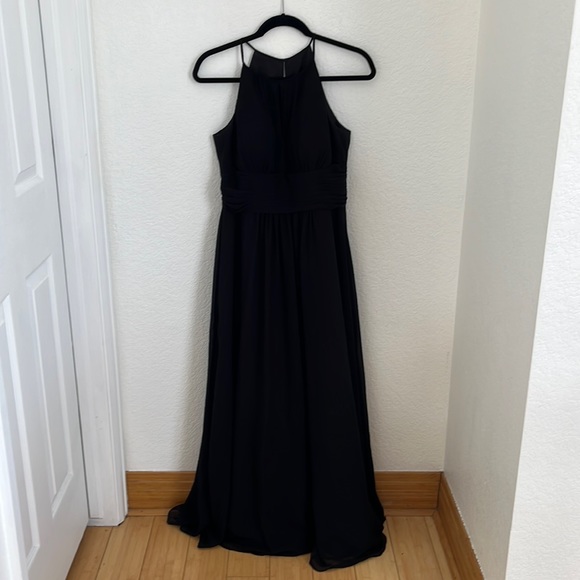 Azazie Bonnie - Size A8 - Black Chiffon - Picture 3 of 9